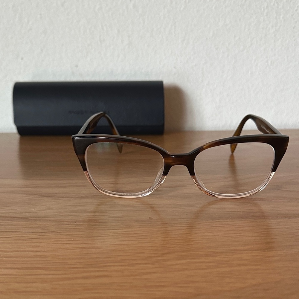 Warby Parker Collis Glasses and Case